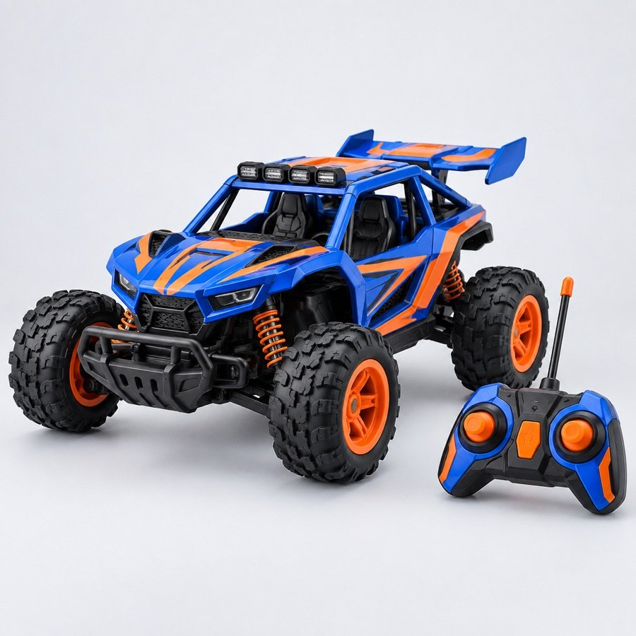 Buggy RC cascade bleu & orange